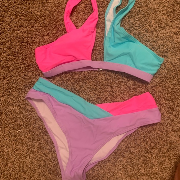 Cheerful Colorful Bikini